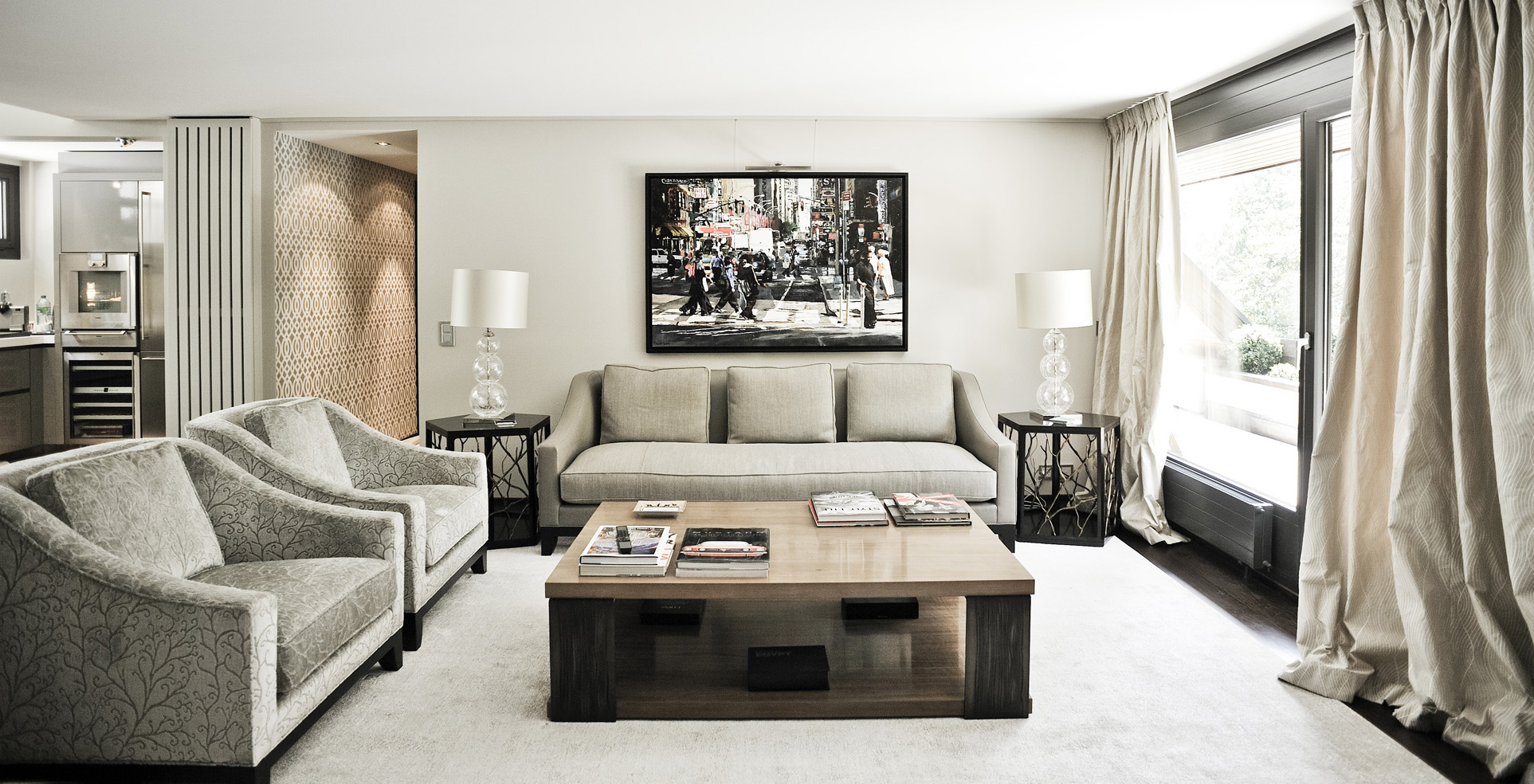 Apartment in Conches — main living room